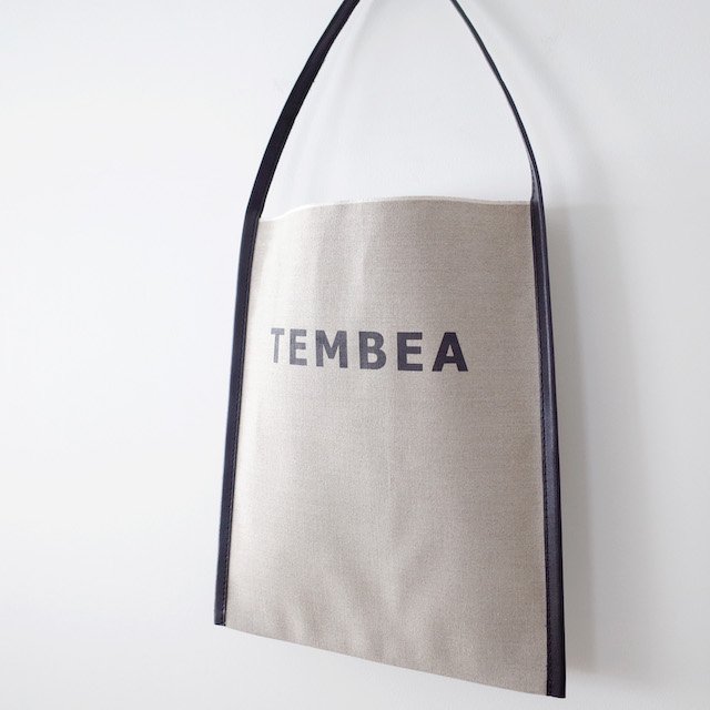 TEMBEA ƥ٥ Big Logo Tote Natural / Black