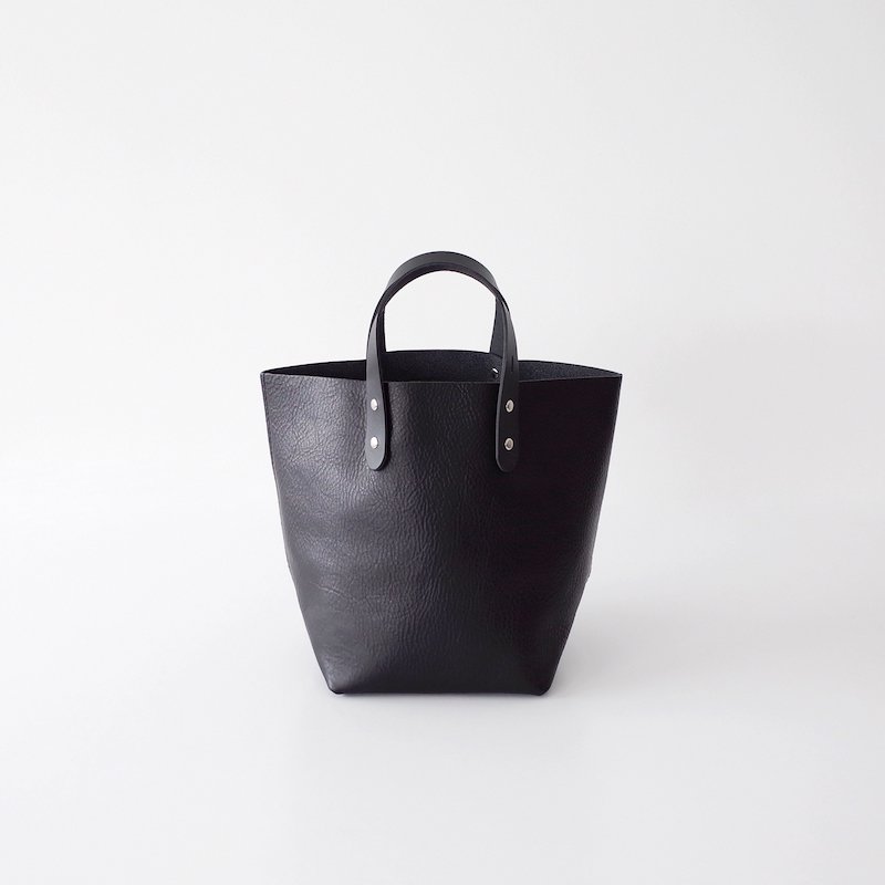 TEMBEA テンベア Delivery Tote Small Shrink Leather Black