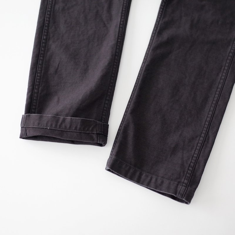 orSlow Slim Fit Fatigue Pants - Black Stone