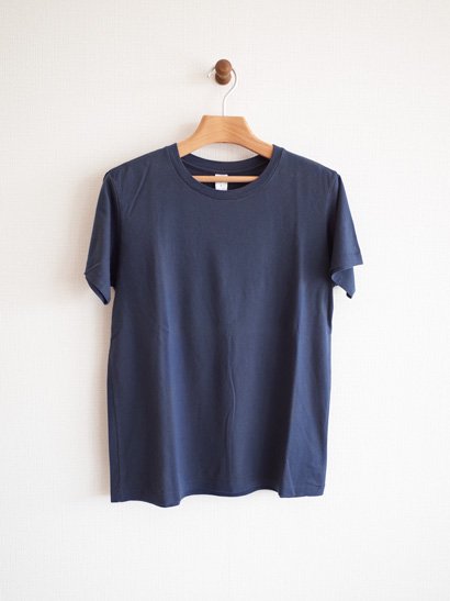 Jigsaw スーピマコットン クルーネックtシャツ Navy