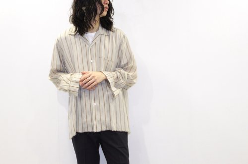 YOKE ヨーク OVER SIZE STRIPE SHIRTS+inforsante.fr