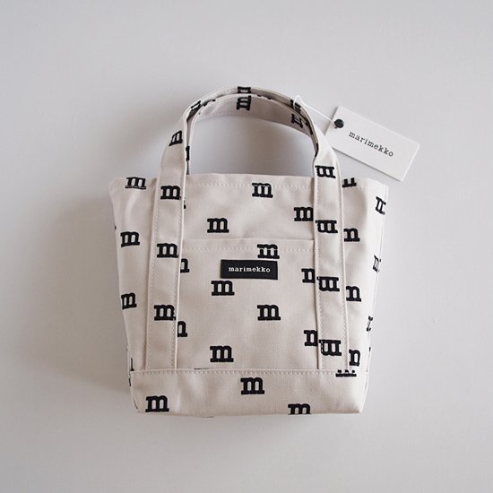 Marimekko マリメッコ Logomania Mini Peruskassiトートバッグ ライトグレー 北欧雑貨 北欧食器とハンドメイドのお店 Tomas