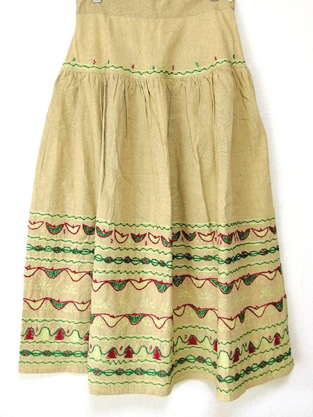 インド手刺繍スカート