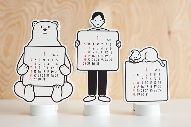 Noritake カレンダー 2018 Blink ブリンク ノリタケ
