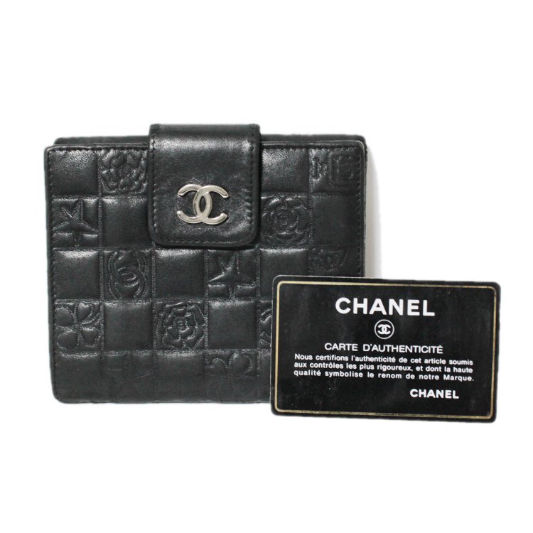 CHANEL 二つ折り財布 ヴィンテージ ココマーク 非売品 貴重+bonfanti