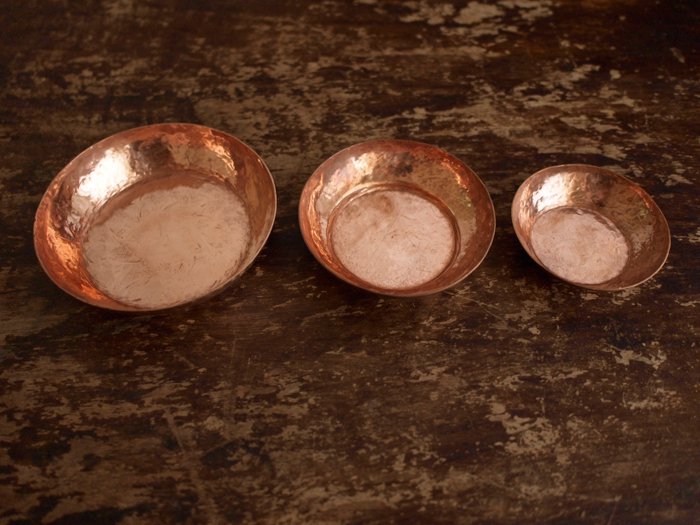 数量は多い 小皿 銅 食器 銅装飾 ハンドバスボウル インドの銅装飾 rmladv.com.br