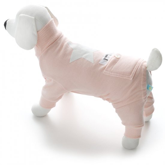 オーバーオール ベビーピンク 犬の服 ドッグウェアと首輪の専門店 通販サイト Gradog