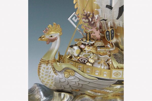 武比古 純銀製置物 宝船 [1110020102-1110020703] - 135,850円[149_198