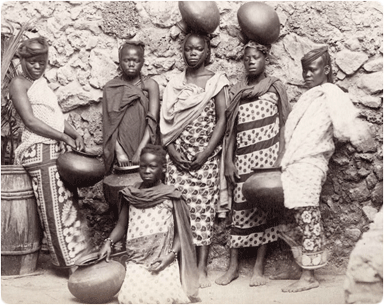 スワヒリ族の女性達