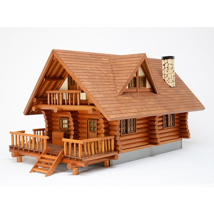 1 24 ログハウス 木製模型 株式会社ウッディジョー Woody Joe