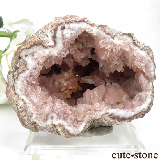 アルゼンチン産 ピンクアメジストの原石（クラスター）118g - cute stone -