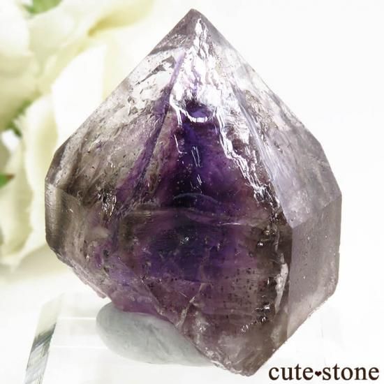 ナミビア ブランドバーグ産 水入りアメジストの結晶(原石) 17.8g - cute stone -