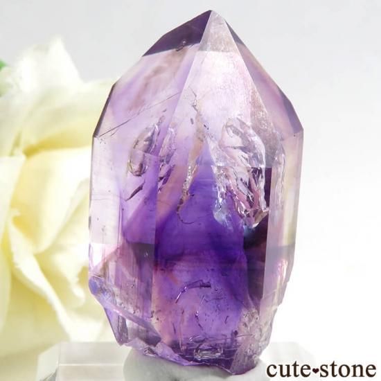 ナミビア ブランドバーグ産 水入りアメジストの結晶(原石) 17.4g - cute stone -