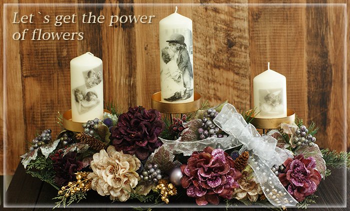 Let`s get the power of flowers
