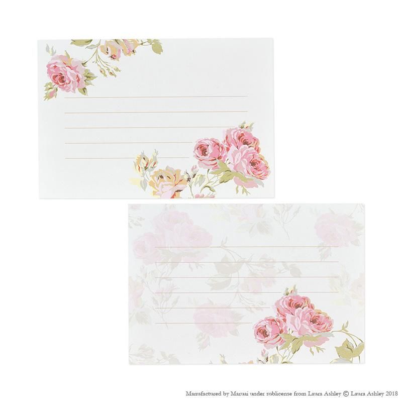 Laura Ashley 一筆箋 クチュール ローズ ヒ La402 Maruai Online Shop マルアイオンラインショップ