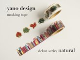 ラウンドトップ yano design 型抜きマスキングテープ