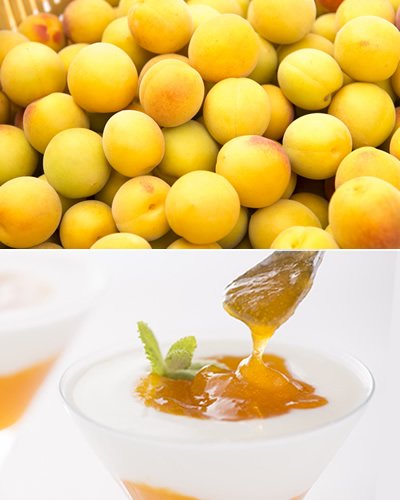 杏にも桃にも似た芳醇な香りを放ちます