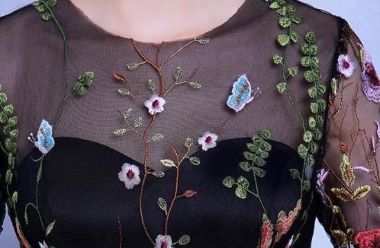 リゾート ワンピース ミモレ丈 コーデ 結婚式 黒 レース 花柄 刺繍 半袖 フレア 可愛い ドレス リゾートワンピース 通販 ドレスバケーション マキシ丈からミニまで ハワイ旅行に