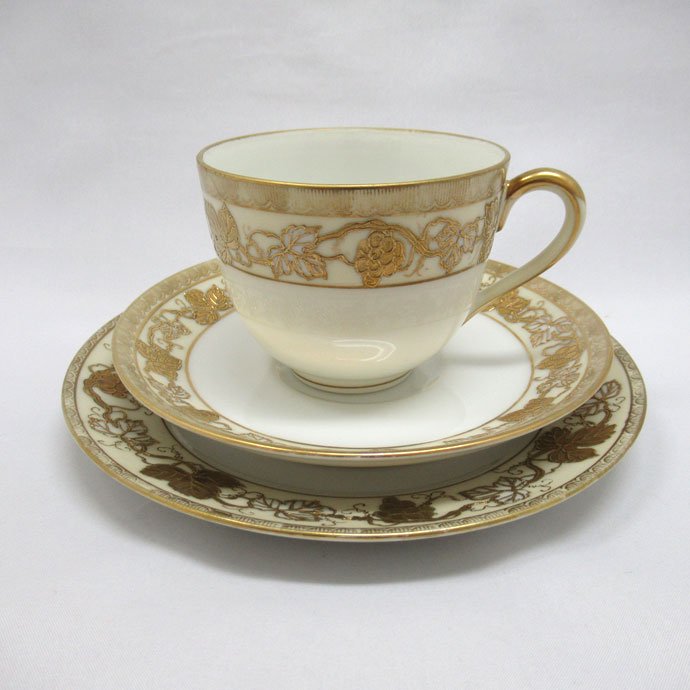 Noritake - オールドノリタケ・トリオ（３点セット）・輸出用１９０８