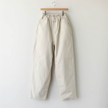 FRENCH WORKER SERGE LOOSE TROUSERS #IVORY [A12013] _ HARVESTY | ハーベスティ
