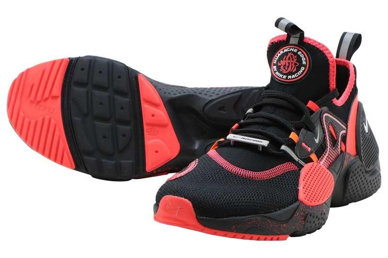 Nike Huarache E D G E As Qs Black White Bright Crimson Bv8171 001