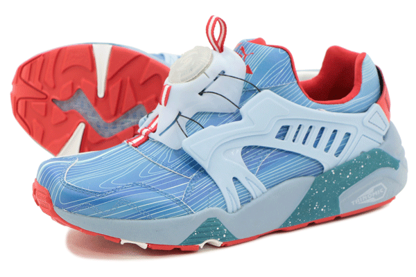 puma trinomic disc cyan