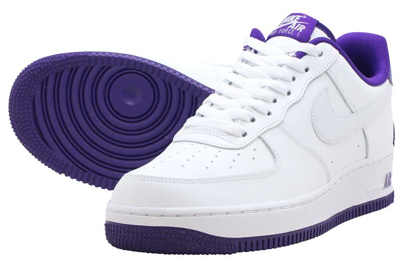white and purple af1