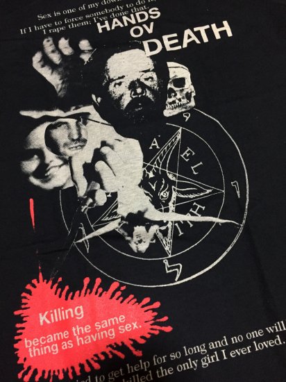 Hands Of Death Henry Lucas Ottis Toole 死の腕 ヘンリー ルーカス オーティス ツール T Shirts Larva