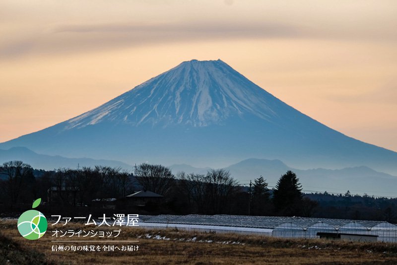 富士見町から見た富士山