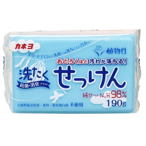 激安 洗濯固形石けん カネヨ 洗濯石けん 190g 業務用消耗品の激安通販 びひん Shop