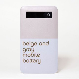 「beige and gray mobile battery」 | モバイルバッテリー