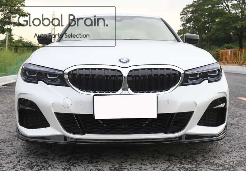 BMW 3シリーズ G20 G21 Mスポーツ フロント バンパー リップ スポイラー Global Brain.