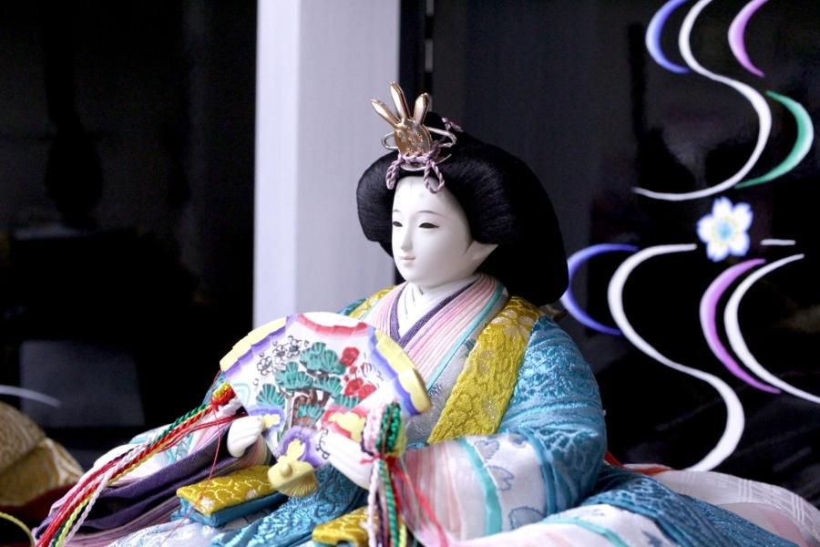 雛人形 おひなさま 衣裳着人形 HARUKURA 京十一 翡翠 一式 [D3