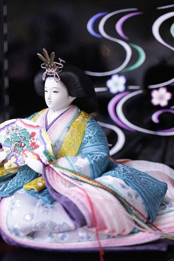 雛人形 おひなさま 衣裳着人形 HARUKURA 京十一 翡翠 一式 [D3