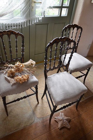 ブラックナポレオンチェア,アンティークチェア,アンティーク椅子,ナポレオン3世チェア,フレンチアンティーク家具,通販,販売2
