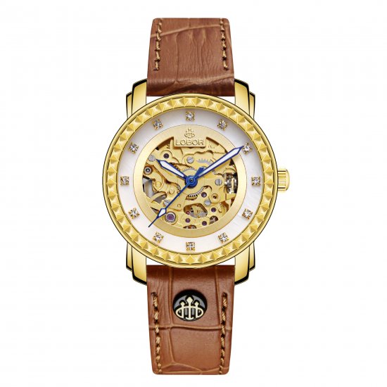 【LOBOR】ロバー PREMIER JARDINE BROWN 32mm 腕時計