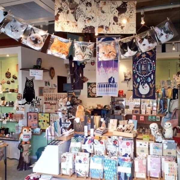 玉猫（大）黄（安江美香作） - ふくろう・ねこ・ぶたの雑貨店