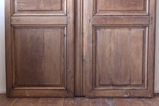 木製ドア2枚セット フランスアンティーク L Atelier Brocante ラトリエブロカント フランスアンティーク 家具 建具 雑貨 小物 服飾 古物 古布 皿 陶器 民芸