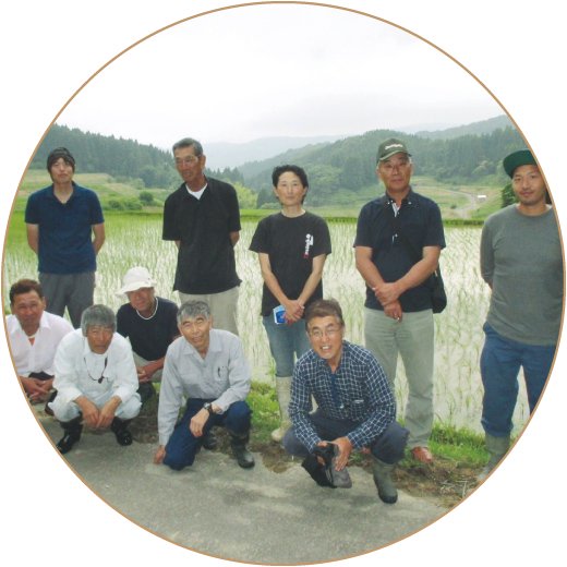 自然栽培米の生産者