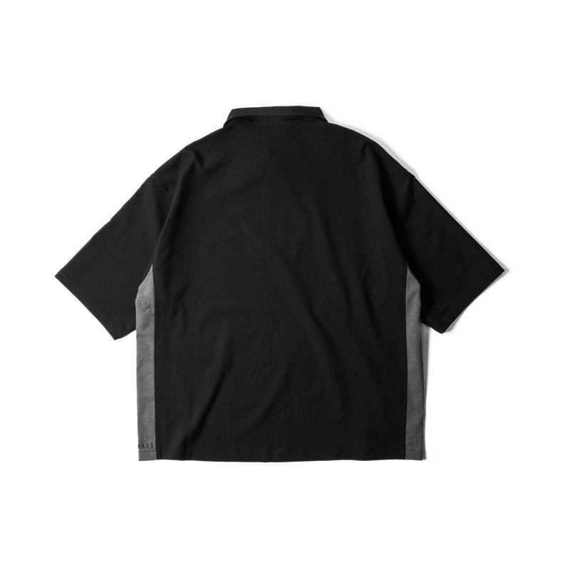 black half zip pullover