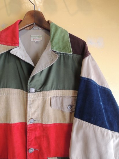abercrombie patchwork safari jacket