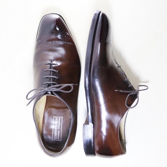 “中古品“ EDWARD GREEN（エドワード グリーン）Wholecut Shoes（ホールカットシューズ）NEWBURY UK8.5 E
