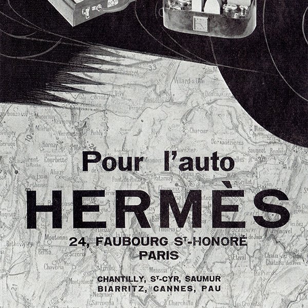 フランスの1928年の雑誌よりHermès（エルメス）の広告 0180 - アンティーク & ヴィンテージの古いプリント・紙もの Comfy