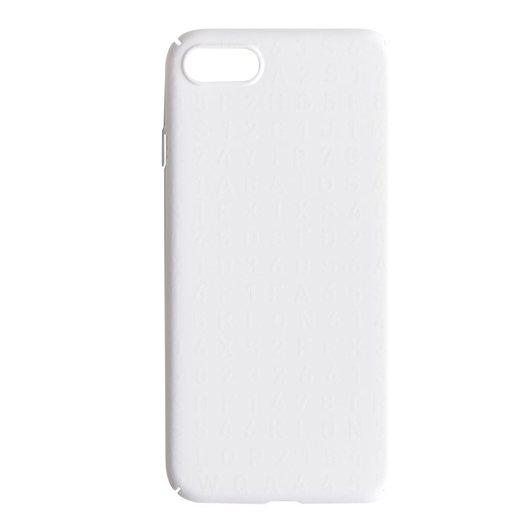 【iPhone 7,8 対応】KLON iPhone CASE SERIAL NUMBER WHITE