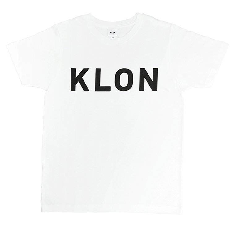 KLON Tshirts LARGE LOGO WHITE