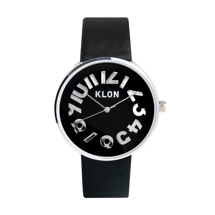 KLON HIDE TIME BLACK【BLACK SURFACE】Ver.SILVER 40mm