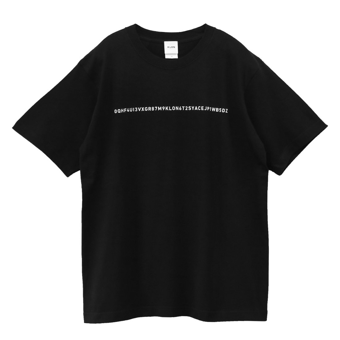 KLON Tshirts SERIAL NUMBER ONE LINES BLACK