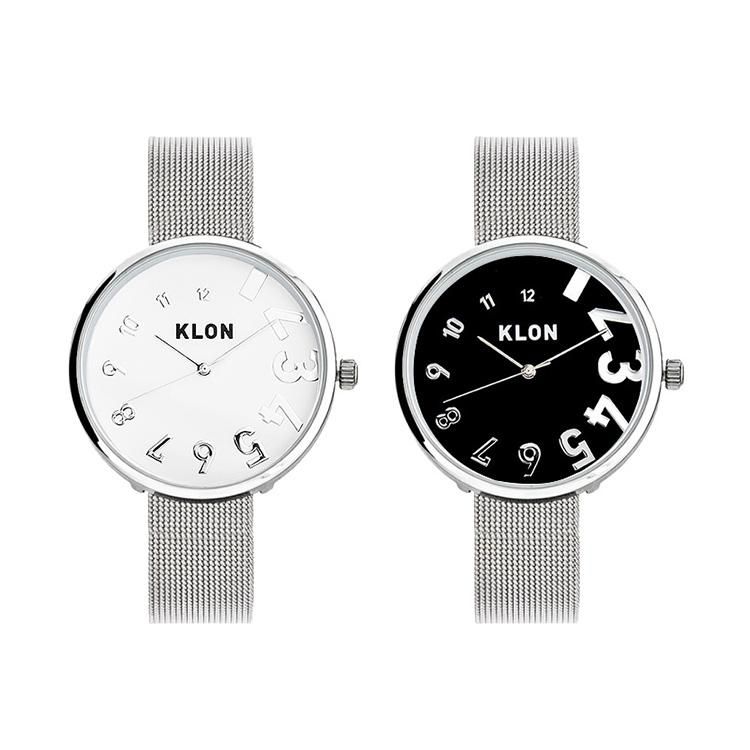 【組合せ商品】KLON EDDY TIME -SILVER MESH- Ver.SILVER PAIR WATCH 33mm