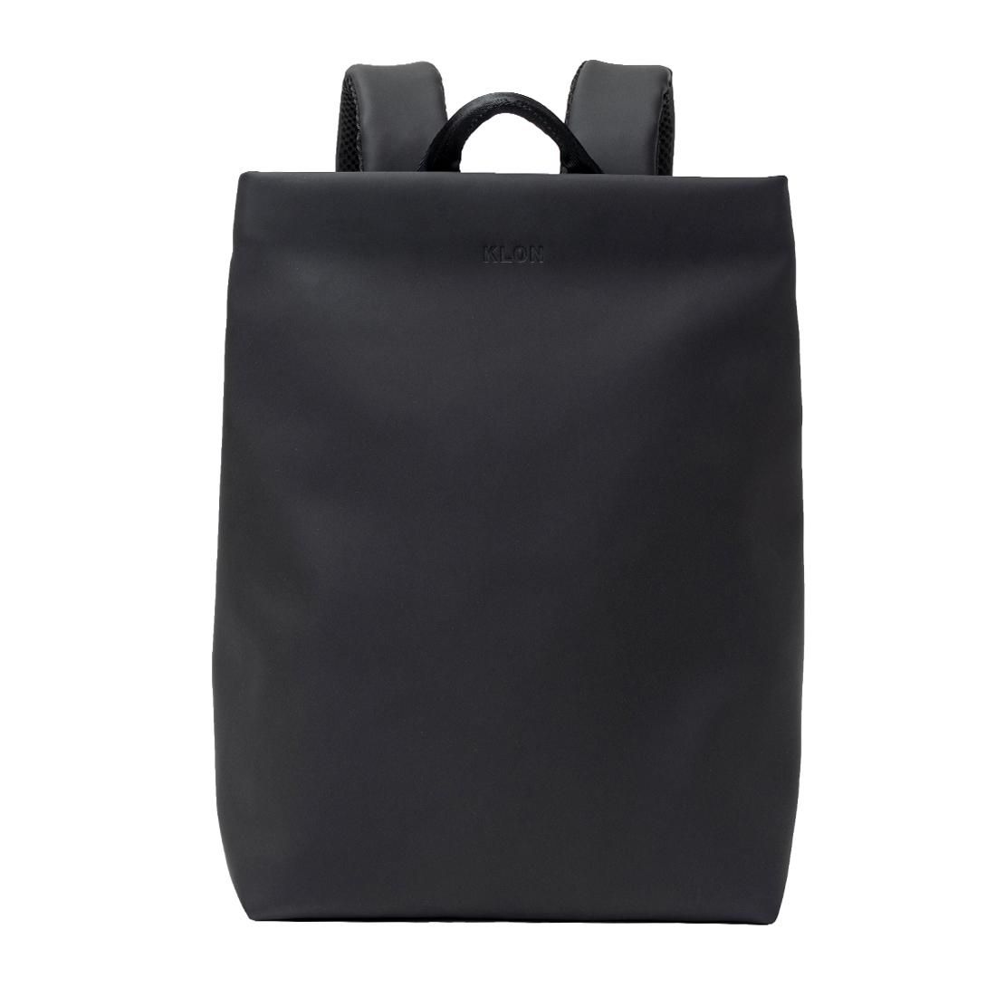 KLON MATTE COATED RUCK SACK-SIM BLACK