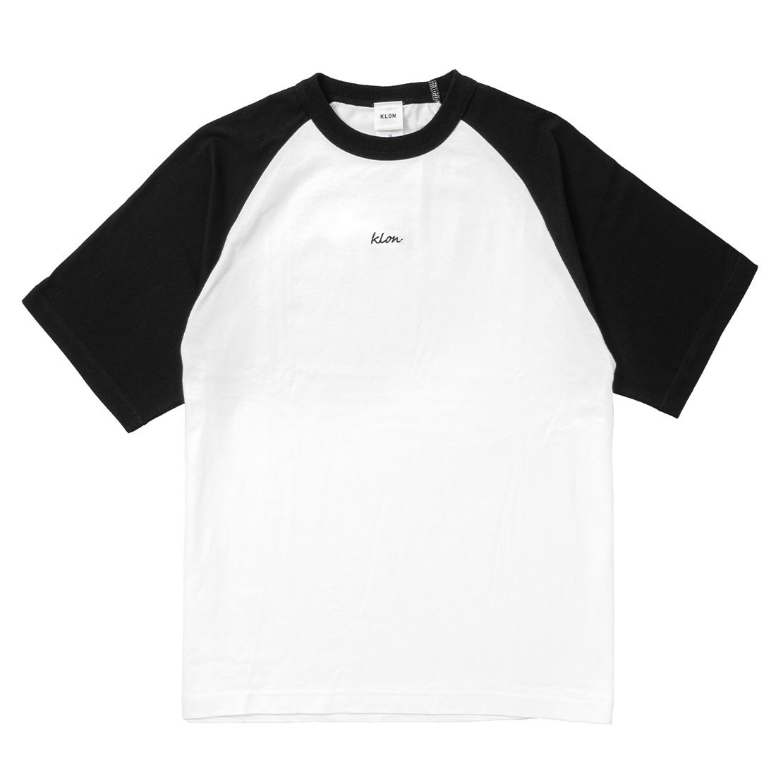 KLON STYLE OFF RAGLAN Tshirts DRAWING LOGO WHITE